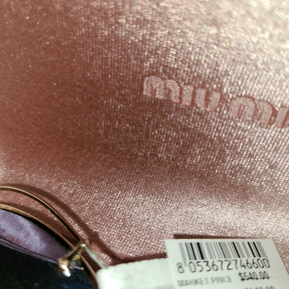 Miu miu sunglasses nwt and case main image 4